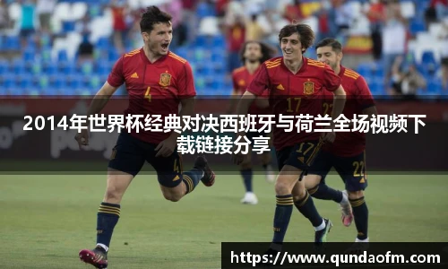 2014年世界杯经典对决西班牙与荷兰全场视频下载链接分享